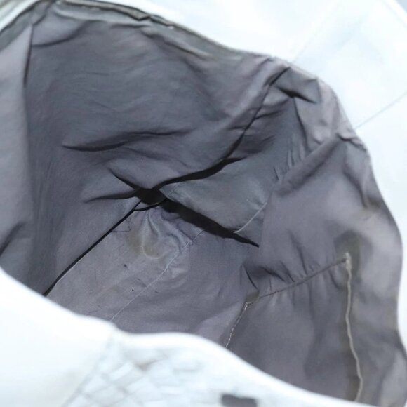 BOTTEGA VENETA INTRECCIATO Tote Bag Leather White Auth bs25990 - Picture 11 of 16